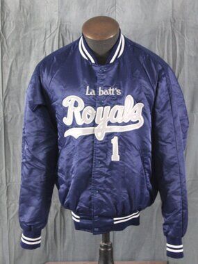 Vintage Local Baseball Jacket - Labatt's Royals 1 - Men's Extra-Large